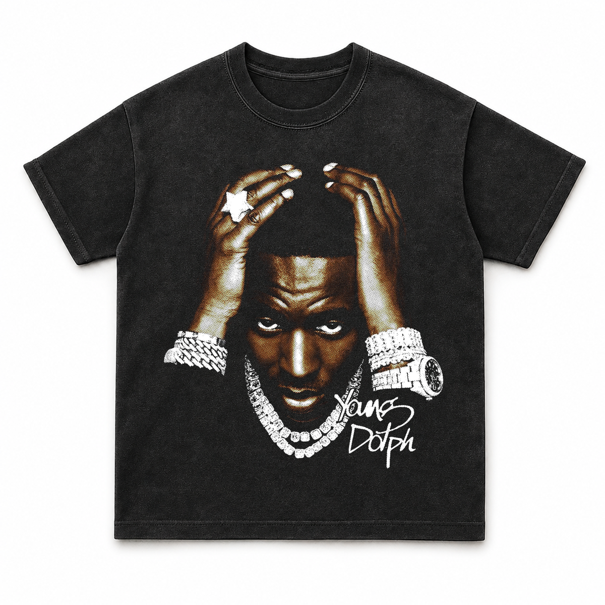 Young Dolph digital artwork mockup